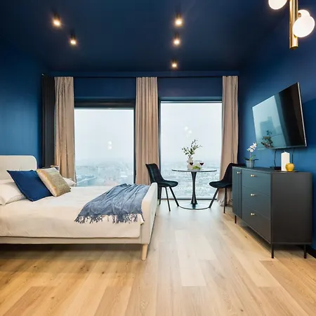 Apartmán Kairos - Bulvar - Darmowy Podziemny Parking, Klimatyzacja, Scisle Centrum Katovice