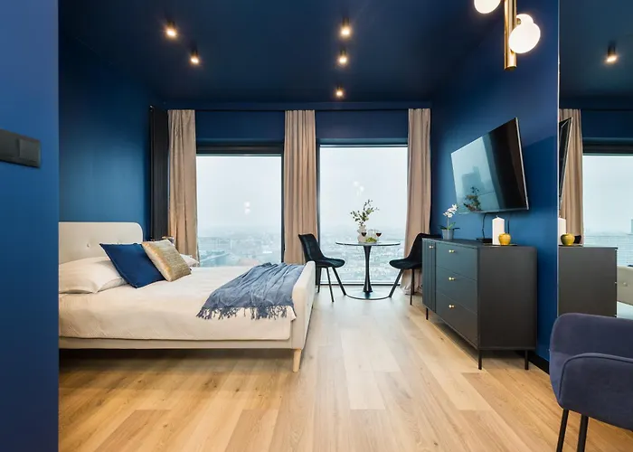 Апартаменты Kairos - Bulvar - Darmowy Podziemny Parking, Klimatyzacja, Scisle Centrum Катовице